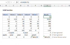 Sum Every N Rows Excel Formula Exceljet